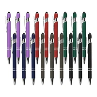 18 pcs ballpoint pens stylus pen metal pen cute pen black ink point bulk for writing pens office school supplies
