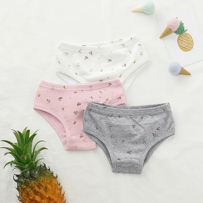 6 шт./лот Хлопковое детское нижнее белье для девочек с милым мультяшным дизайном