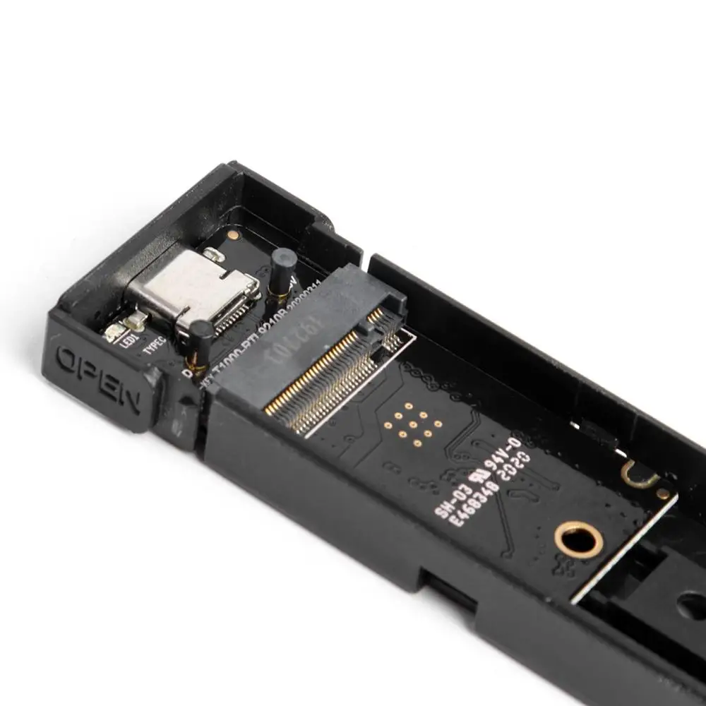 Чехол для M2 SSD Футляр NVME M.2 на USB Type C 3 1 адаптер Dual signal PCIE NGFF SATA M + B Key чехол диска |