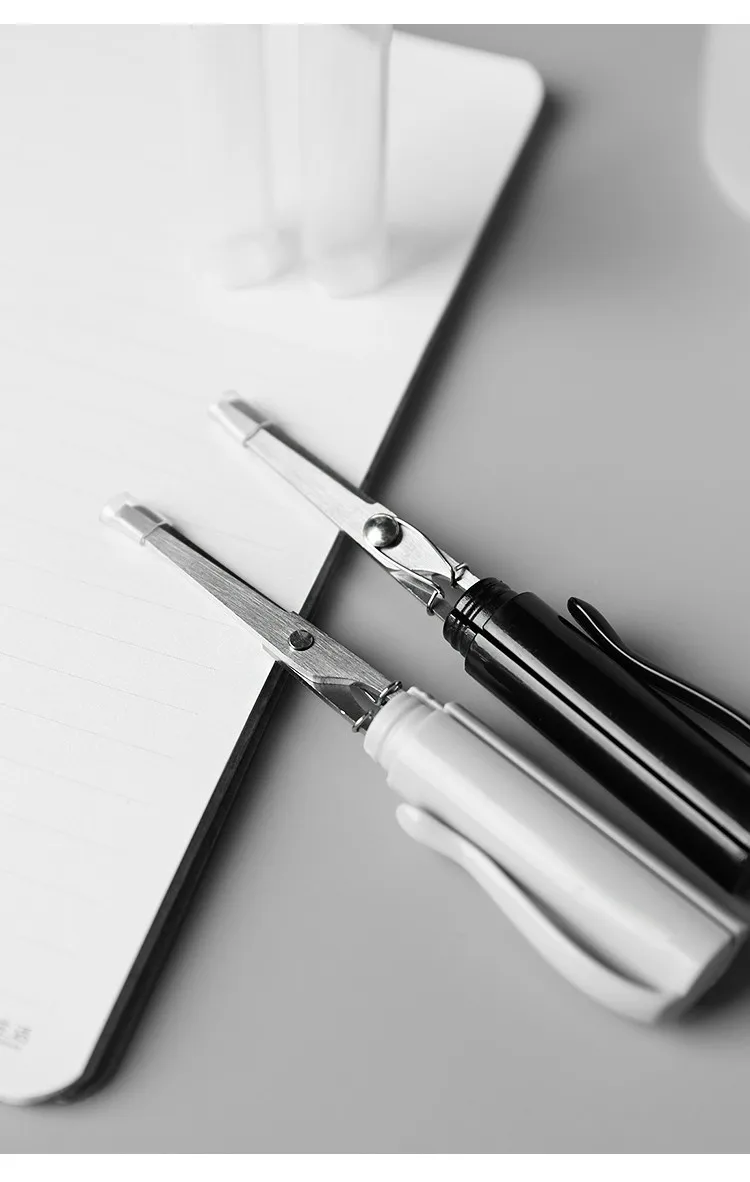 

Stylish and simple pen-style creative scissors, students carry portable mini pen-type hand-cut paper office stationery