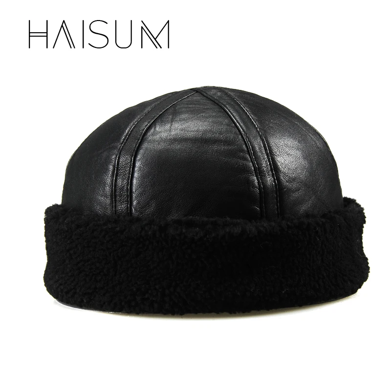 2018 ограниченная по времени Мужская армейская Кепка Haisum из натуральной кожи для