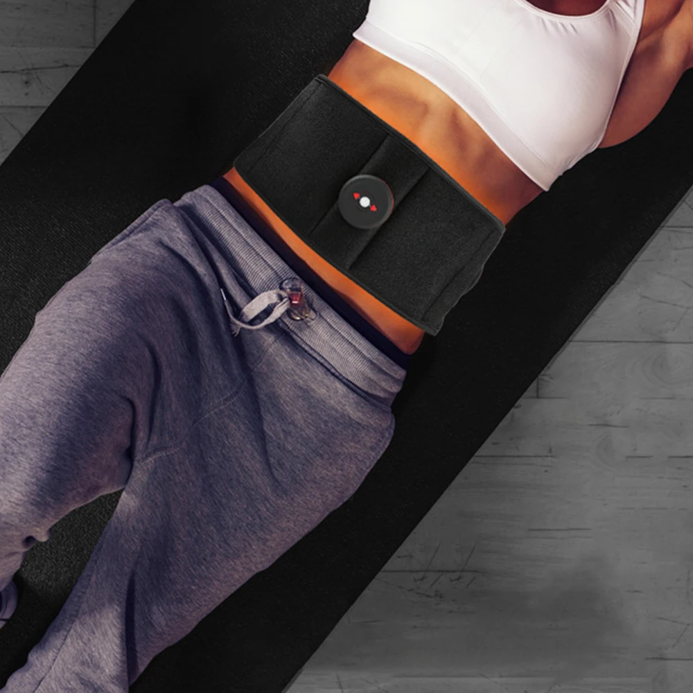Body Slimming Belt Electric Abdominal Trainer Muscle Stimulator Toner Weight Loss New Smart EMS Fitness Vibration Unisex | Красота и