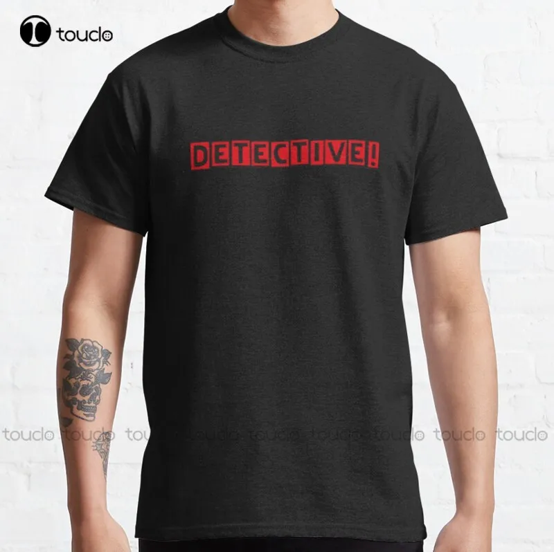 

New Lucifer "Detective!" Classic T-Shirt Tshirt Cotton Tee Shirts S-5Xl