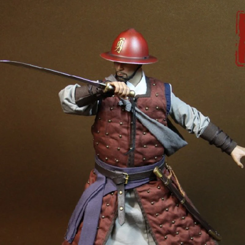 Игрушки ZOY004 1/6 Wanli Корейской войны Ming армии подвижный древний династии Тан солдат