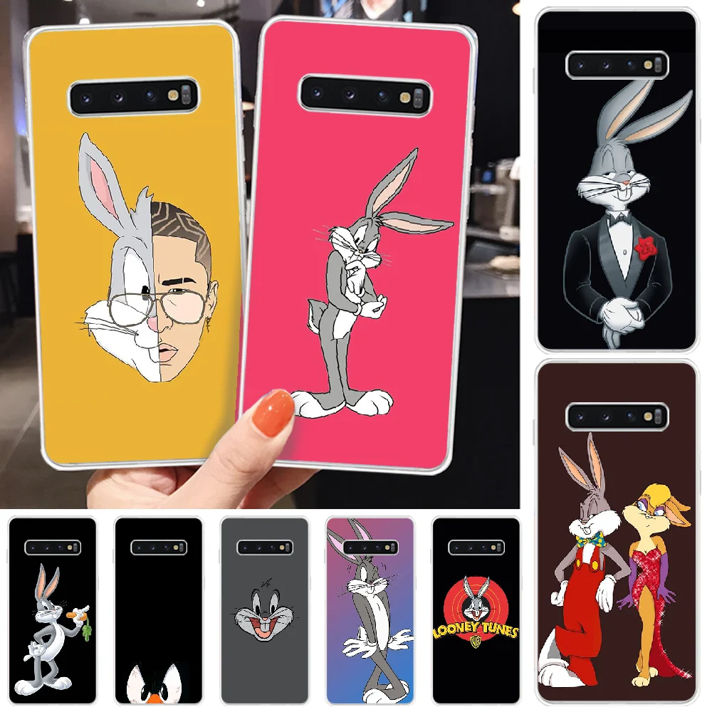 Чехол для телефона Bugs Bunny Looney мягкий резиновый чехол из ТПУ Samsung S6 S7 edge S8 Plus S9 S10 plus