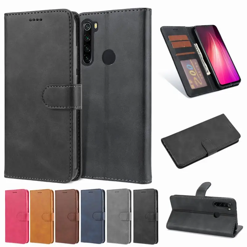 Чехол для телефона s для Xiaomi Redmi Note 8 Pro, чехол для Redmi Note 8, кожаный чехол-кошелек на магните для Redmi Note8 Pro, откидной Чехол-книжка