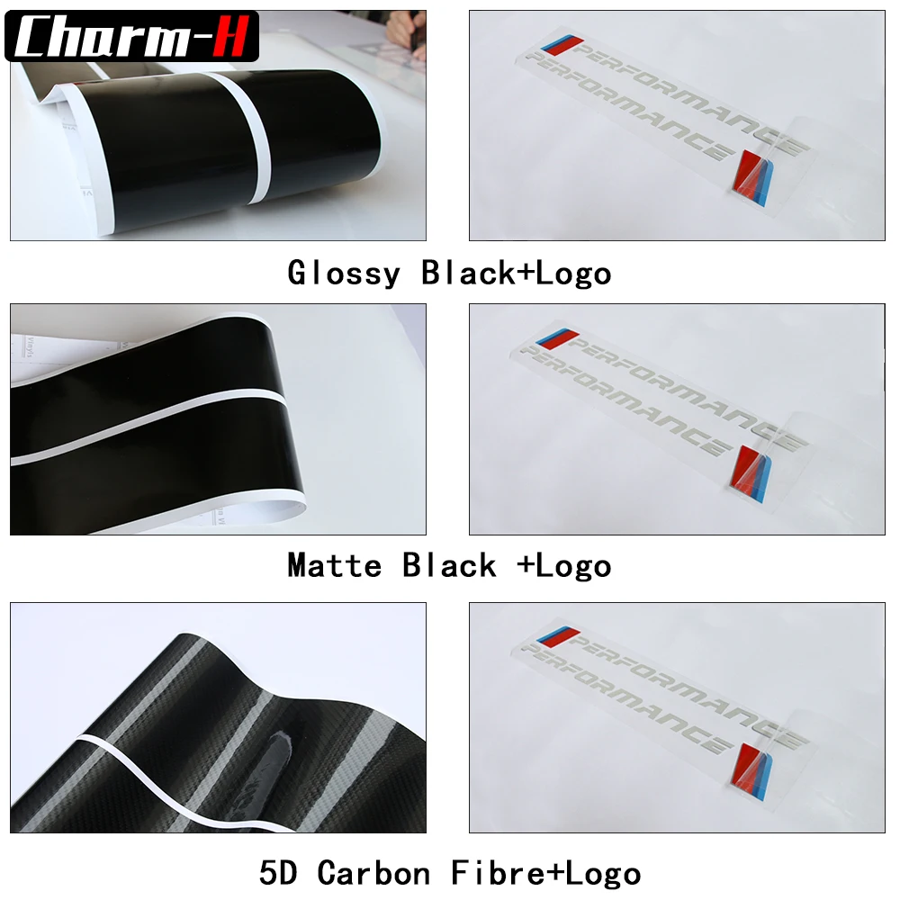 Автомобильный Стайлинг новинка M Performance 5D наклейка из углеродного волокна с