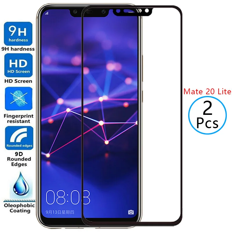 

9d protective tempered glass for huawei mate 20 lite screen protector on huawey mate20lite mate20 light made 20lite safety film