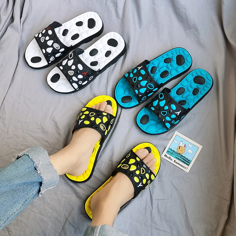 

Men'S Slippers Summer Home Indoor Men'S Slippers Daily Fashion Casual Beach Non-Slip Flat Shoes Size 40-45 Wholesale