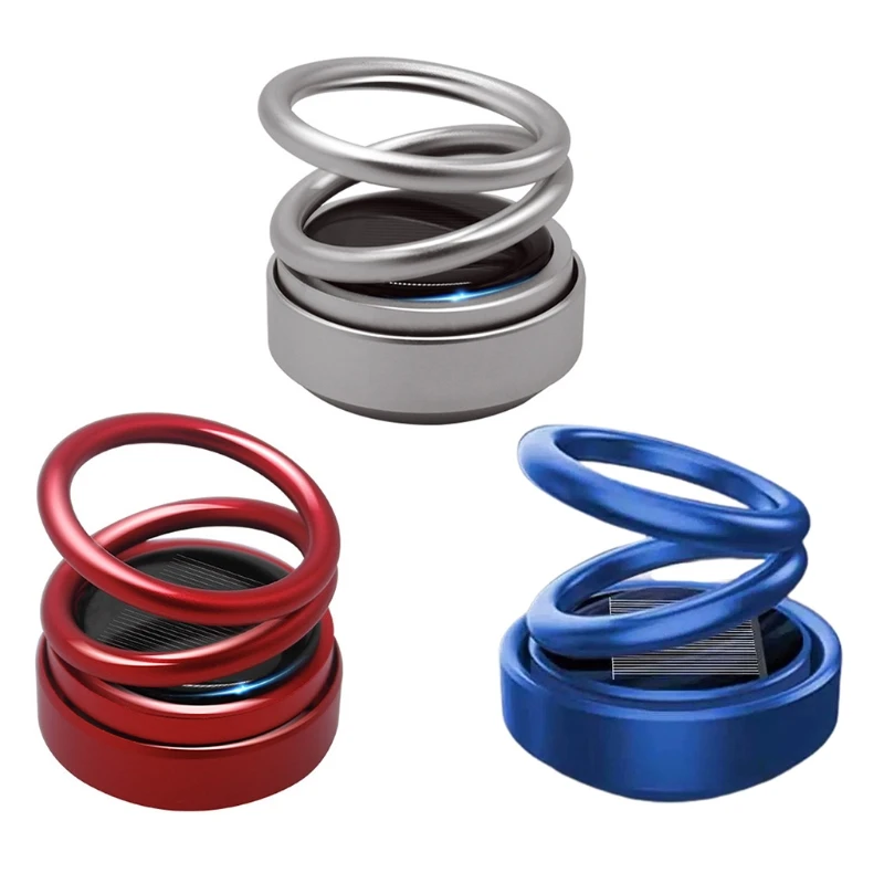 

Rotating Degree Air Freshener Car Solar Fragrance Suspended Double Ring