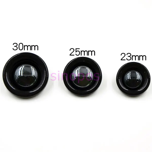 Полимерные черные круглые пуговицы 10 шт. украшение для женского платья костюма