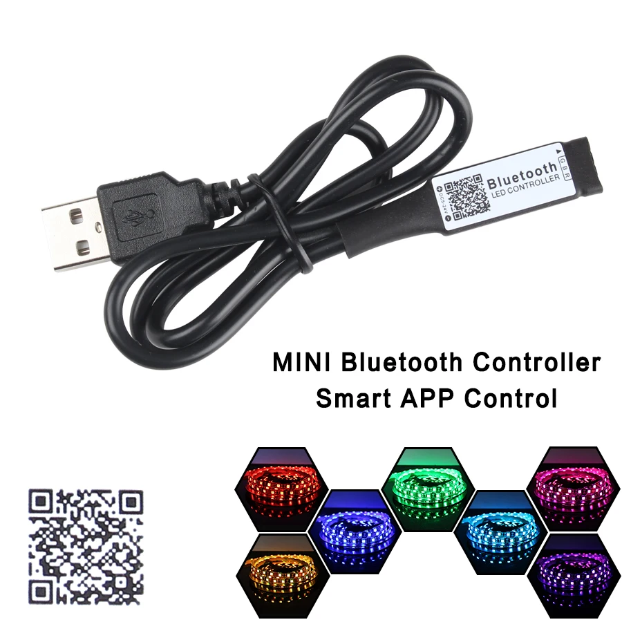 1 м 2 3 4 5 DC В Светодиодная лента светильник 5050 USB RGB светодиодный ТВ ПОДСВЕТКА 60