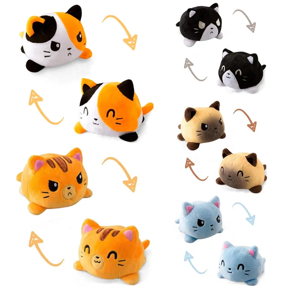 

Double-Sided Flip Cat Gato Kids Plushie Animals Unicorn Doll Cute Toys Peluches For Pulpos Plush Toys Stuffed Toys