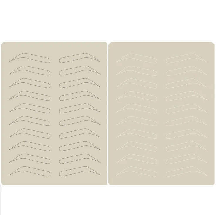 

200pcs Microblading Tattoo Eyebrow Practice Skin Eyebrow Cosmetic No ink required Permanent Makeup Eyebrow Training Tattoo hot