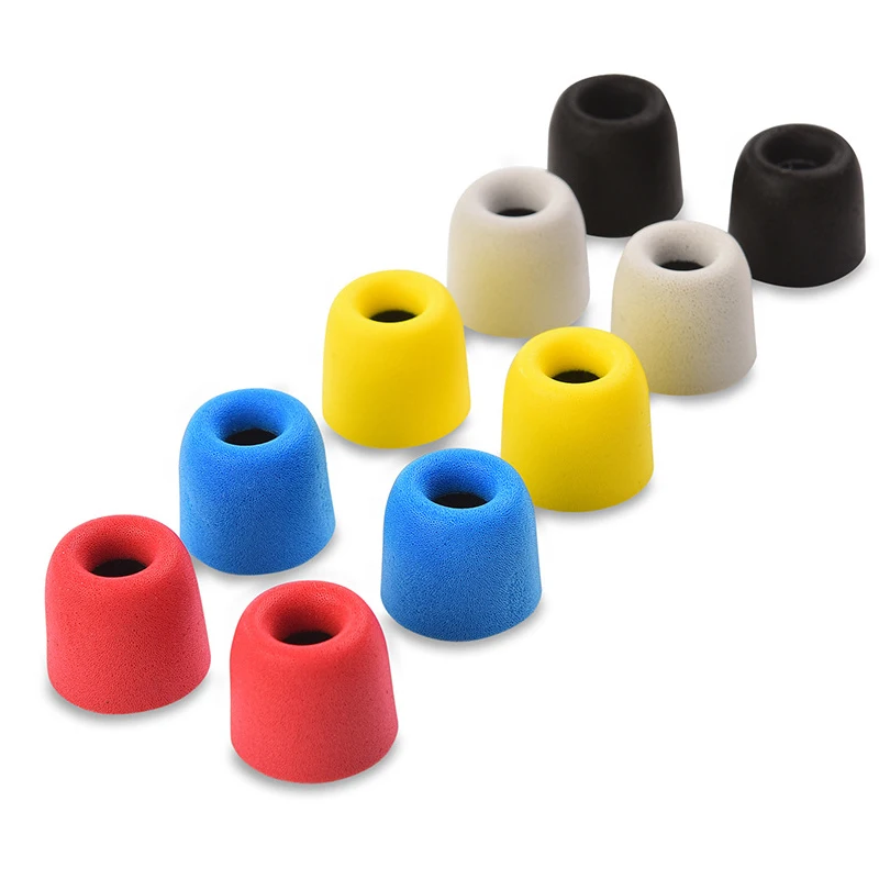 

50PC T200 4.5mm Comply sets of sponge earbuds, in-ear mushroom head earbuds comfortable soundproof earbuds Slow rebound earmuffs