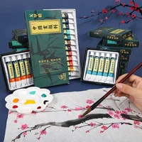 121824colors 12ml chinese watercolor paint drawing tools painting pigment set art supplies for artist professional watercolors