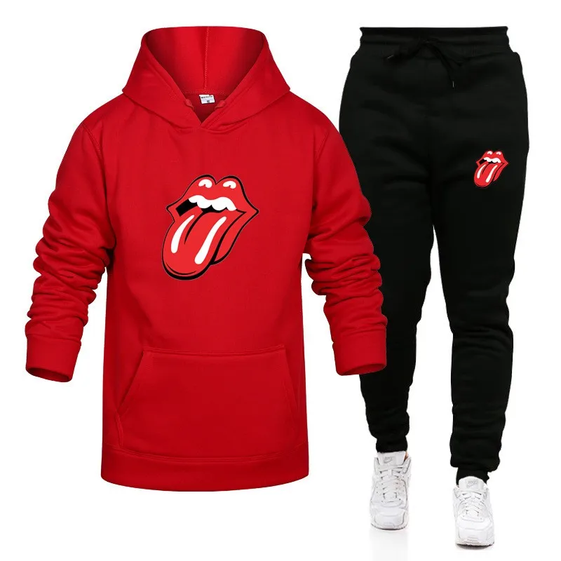 

Women's Hoodie Sweater Sportswear Men Clothes Jogging Casual Tracksuit Female Running Sport Suits Sweatshirt+pant 2 Pieces Sets