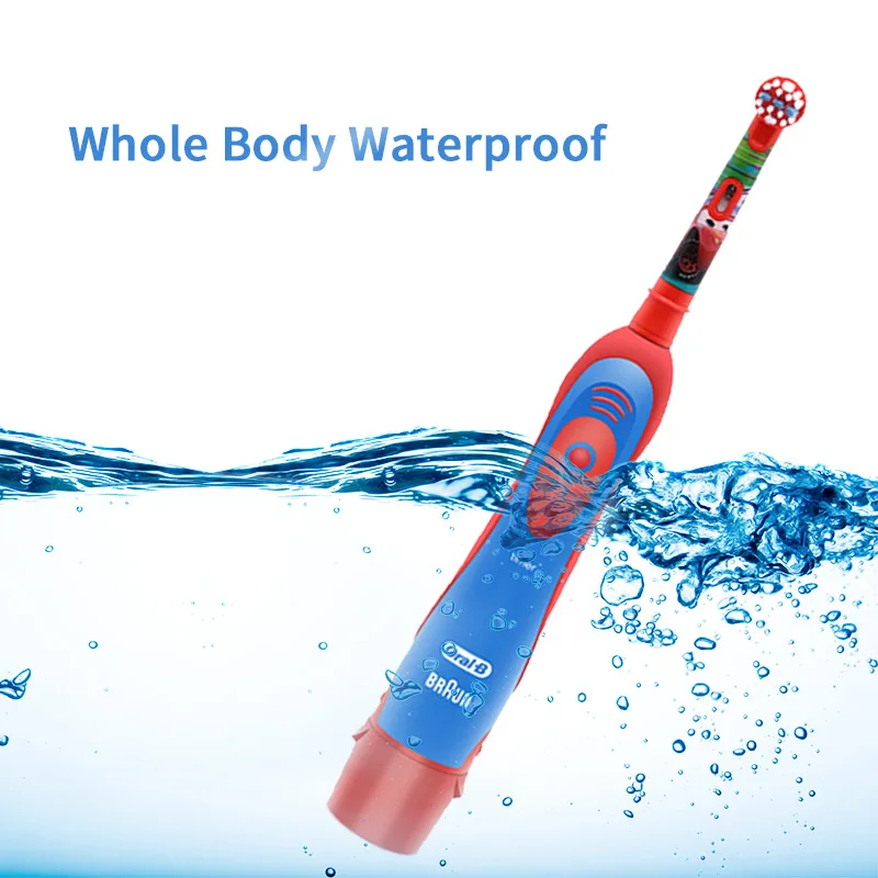 Детская электрическая зубная щетка Oral B перезаряжаемая для гигиены полости рта