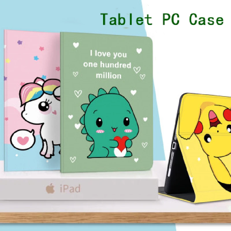 

Мягкий чехол для планшета iPad, чехол с милым рисунком животных для iPad 2017/2018/2019/2020 для iPad Air1/2/3 Mini1/2/3/4/5 для iPad Pro
