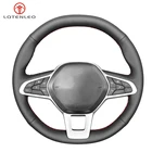 LQTENLEO искусственная кожа черного цвета для Renault Clio 5 (V) 2019-2020 Zoe 2019-2020 Captur 2019-2020