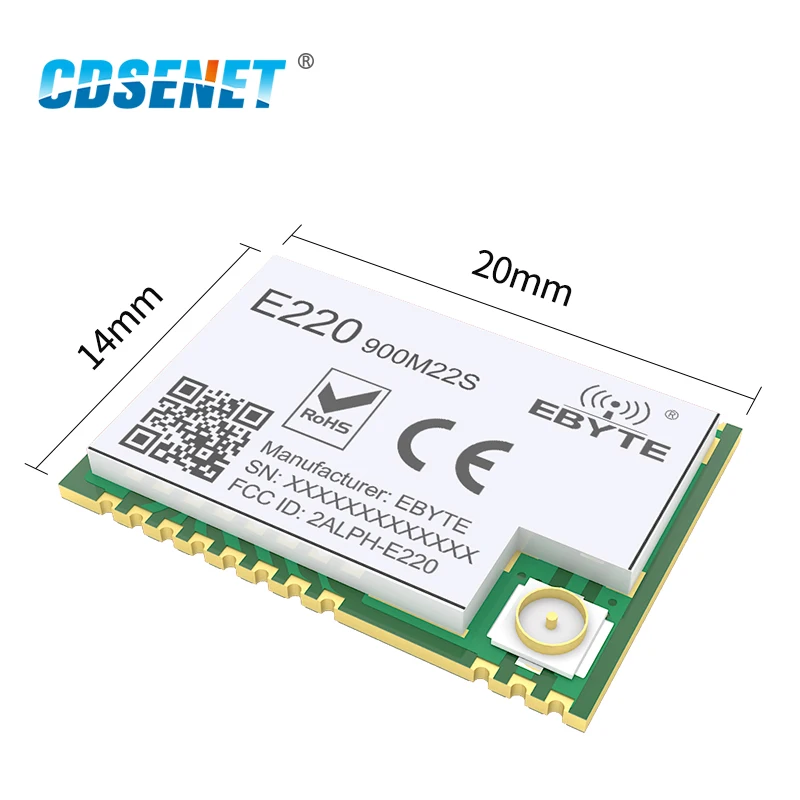 LLCC68 868 МГц 915 22dBm LoRa Беспроводной модуль 6 км Дальность беспроводной приемник