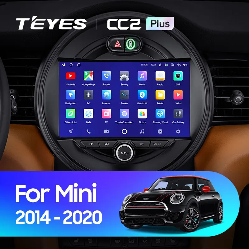 TEYES CC2L и CC2 Plus Штатная магнитола For БМВ Мини BMW Mini 2014 - 2020 Android до 8-ЯДЕР 6 + 128ГБ 16*2EQ DSP 2DIN