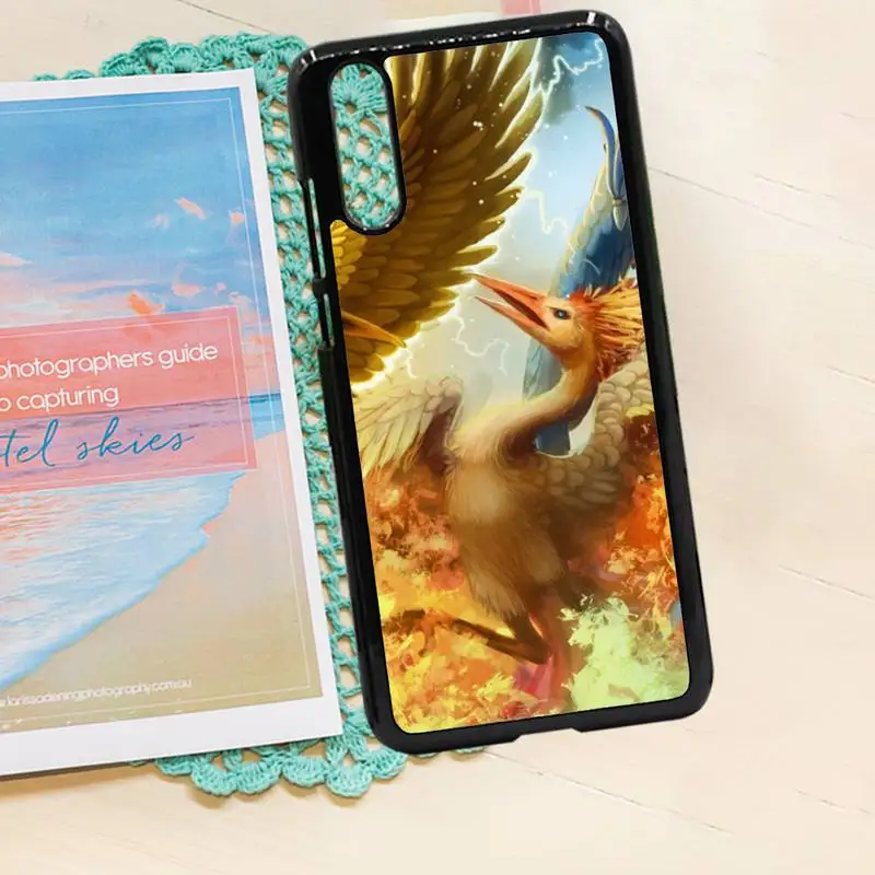 

Fire Phoenix bird animal luxury design Phone Case shell PC for iPhone 11 12 pro XS MAX 8 7 6 6S Plus X 5S SE 2020 XR