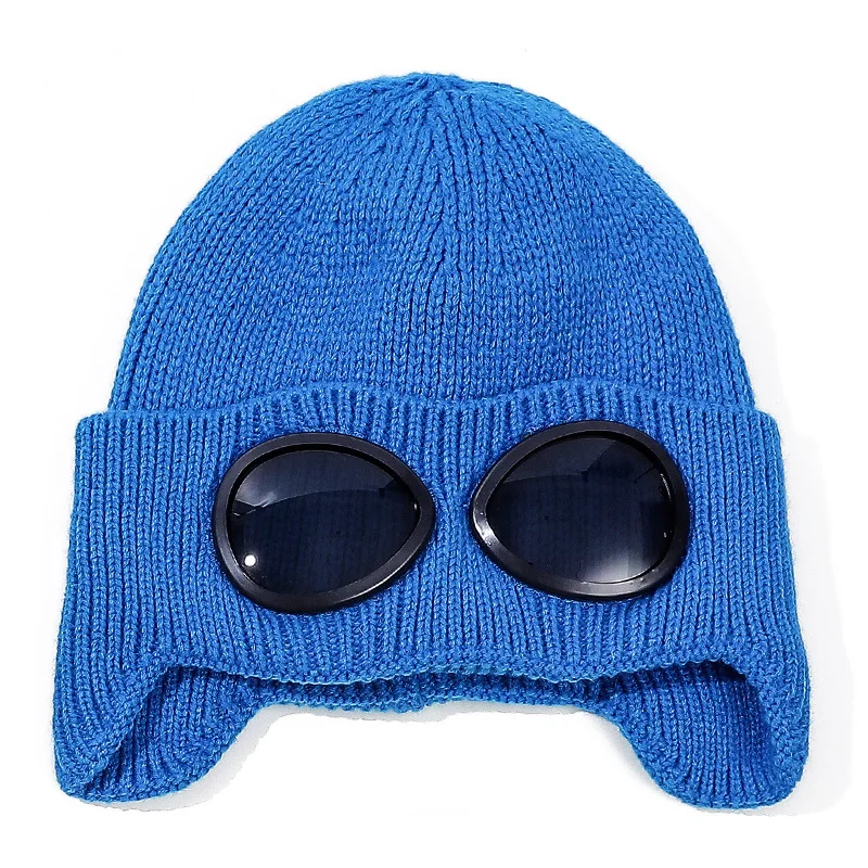 Новая шерстяная шапка pilot плюшевая вязаная универсальная Солнцезащитная для