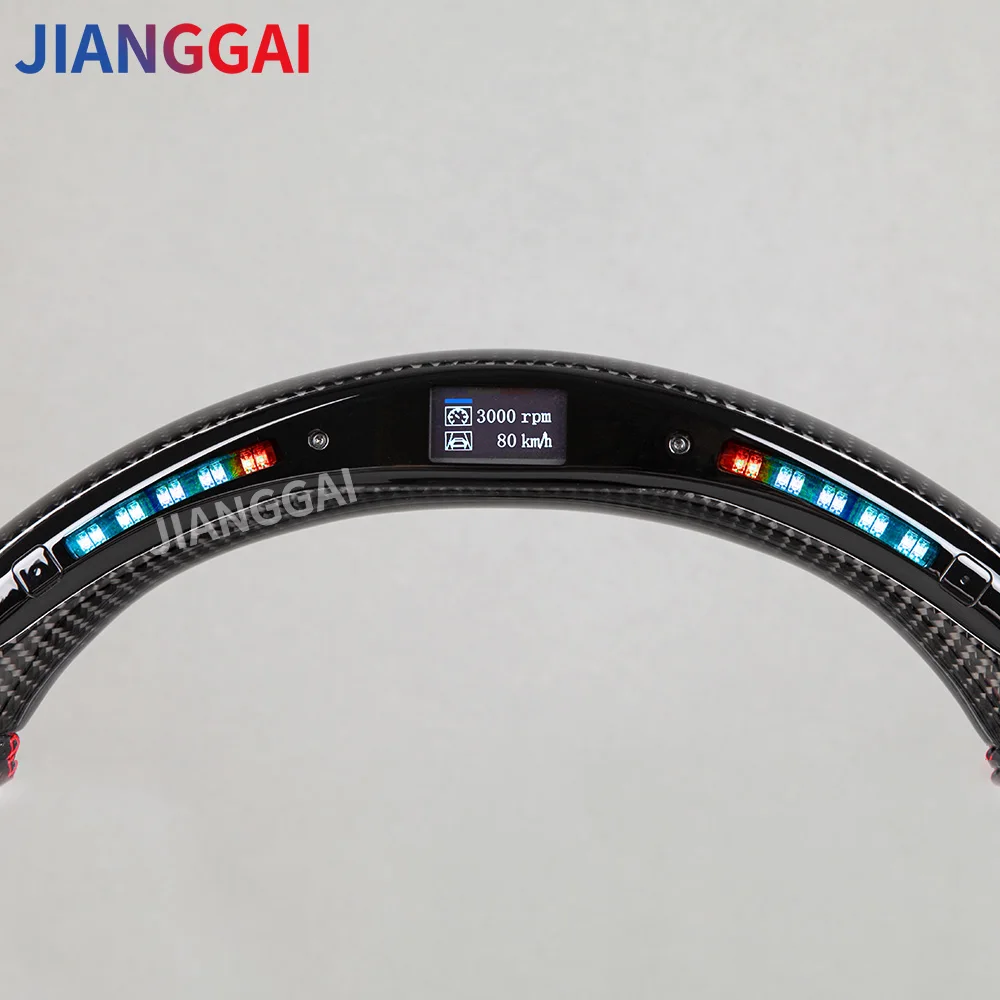 Автомобильный руль из углеродного волокна со светодиодной подсветкой подходит