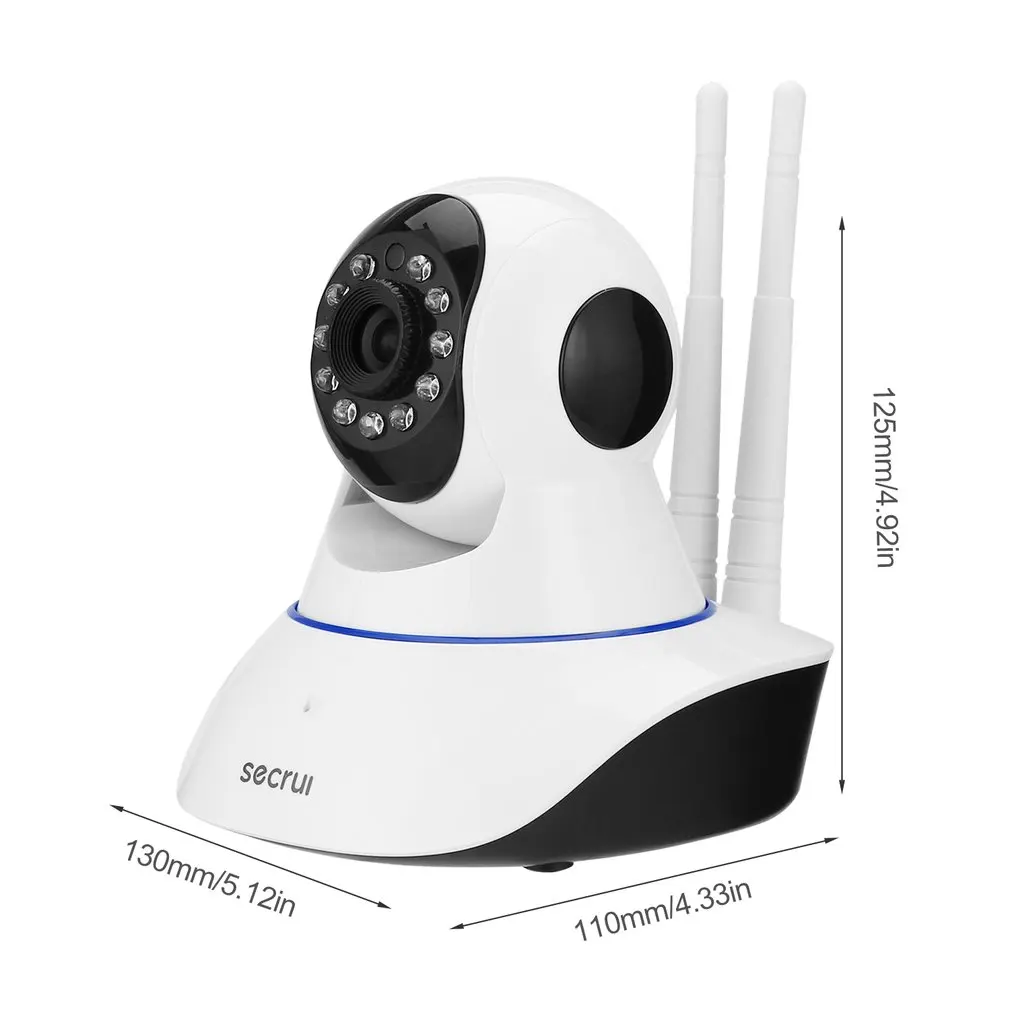 

N62 Wireless Network Camera 720P HD WiFi IP Camera Webcam Home Security Camera Surveillance PnP P2P APP Pan Tilt IR Cut