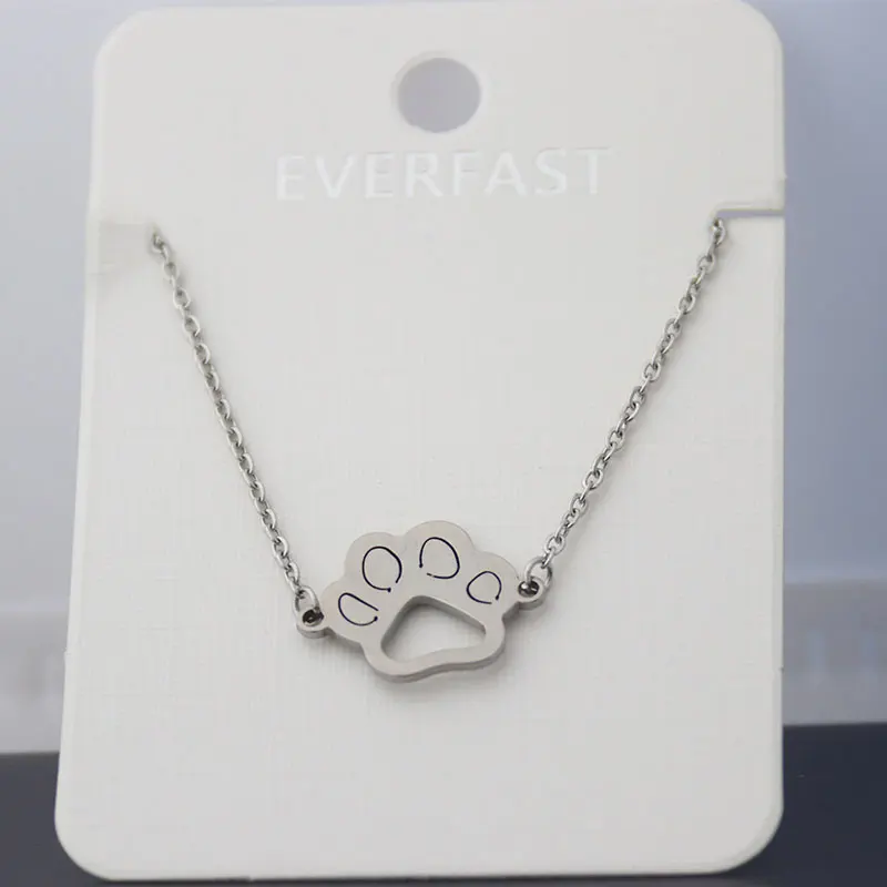 Браслеты дружбы-новый дизайн кошачья лапа браслет из нержавеющей стали на заказ