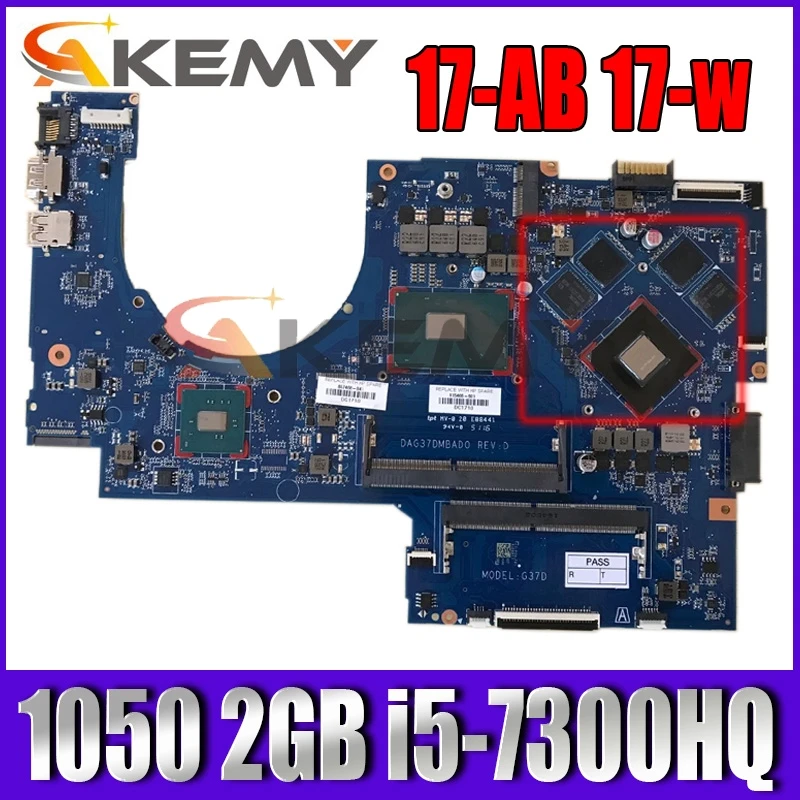 

Материнская плата для HP 17-AB 17-W, 915468-601, DSC 1050, 2 Гб, i5-7300HQ WIN, DAG37DMBAD0, 100%, полностью протестирована