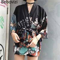 2021 japanese woman kimono cardigan cosplay shirt blouse for women vintage japanese yukata female summer beach robe clothes
