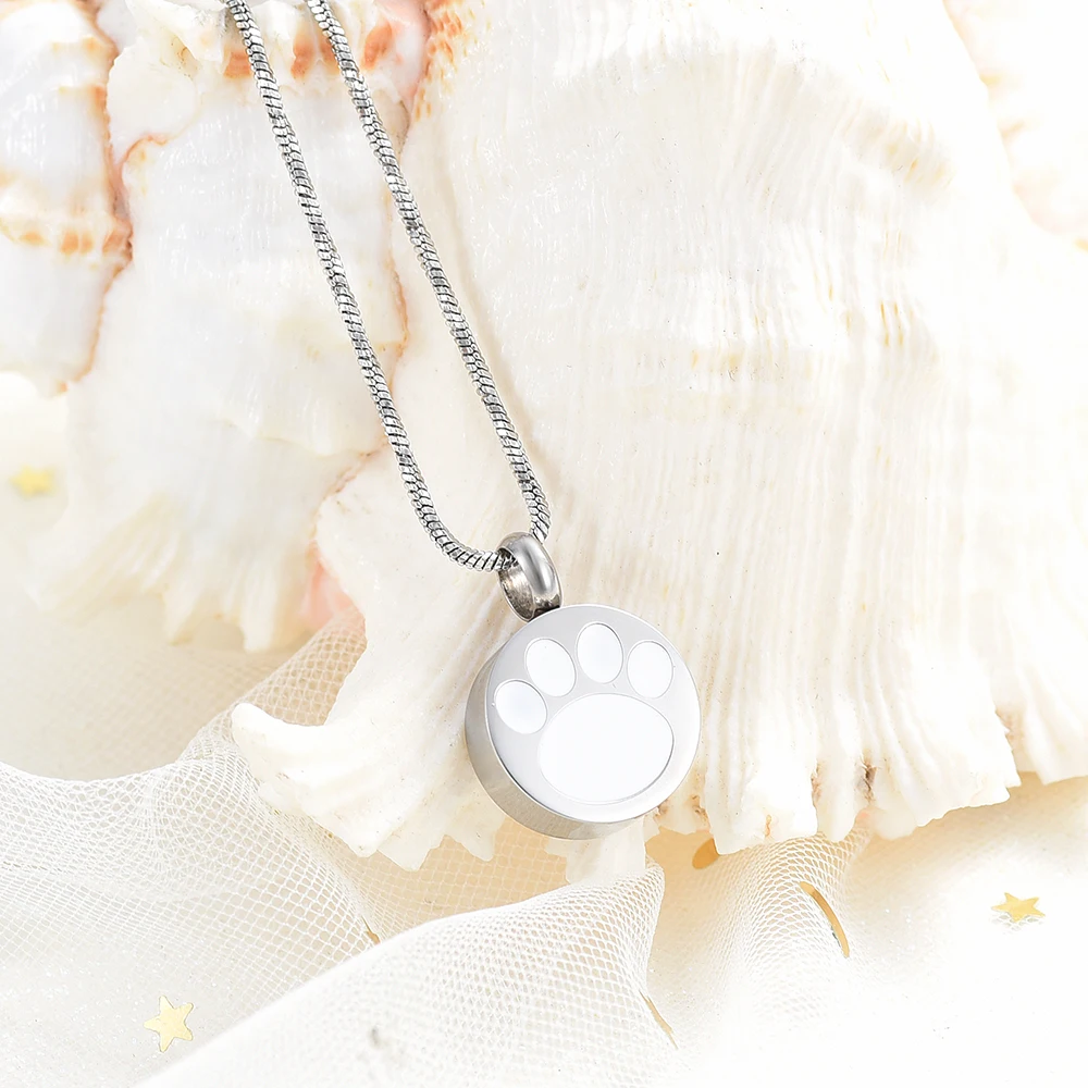 Ювелирные изделия в память о домашних животных украшения для кремации с принтом