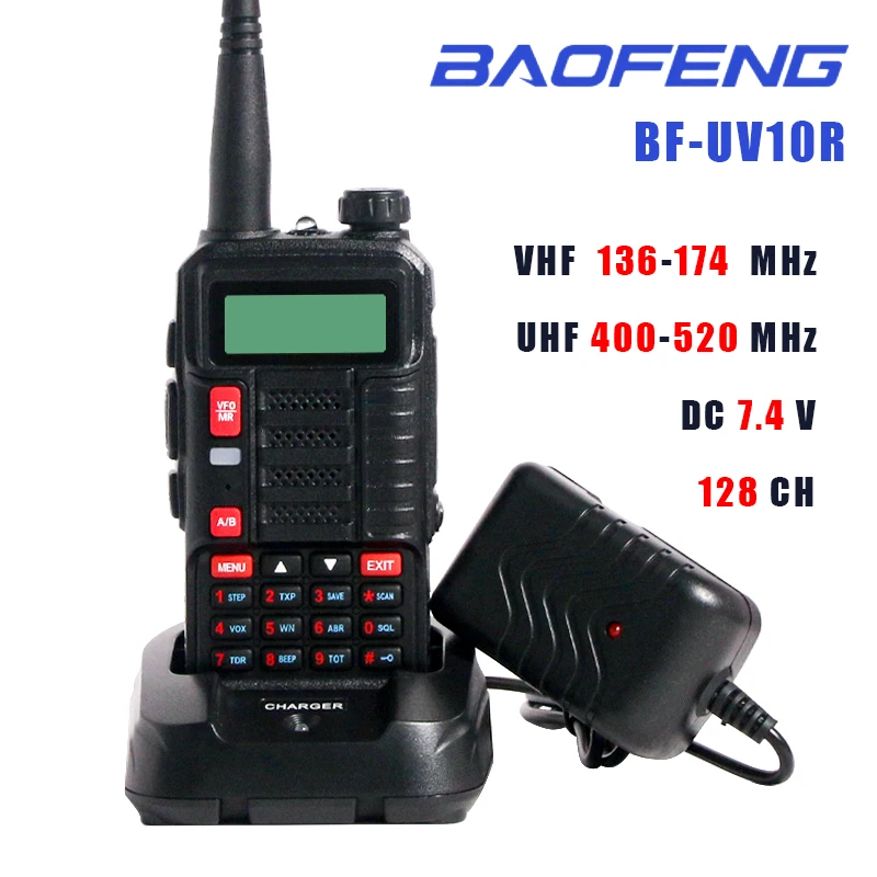 Портативная рация Baofeng UV-10R VHF UHF Двухдиапазонная CB Любительская радиосвязь UV10R