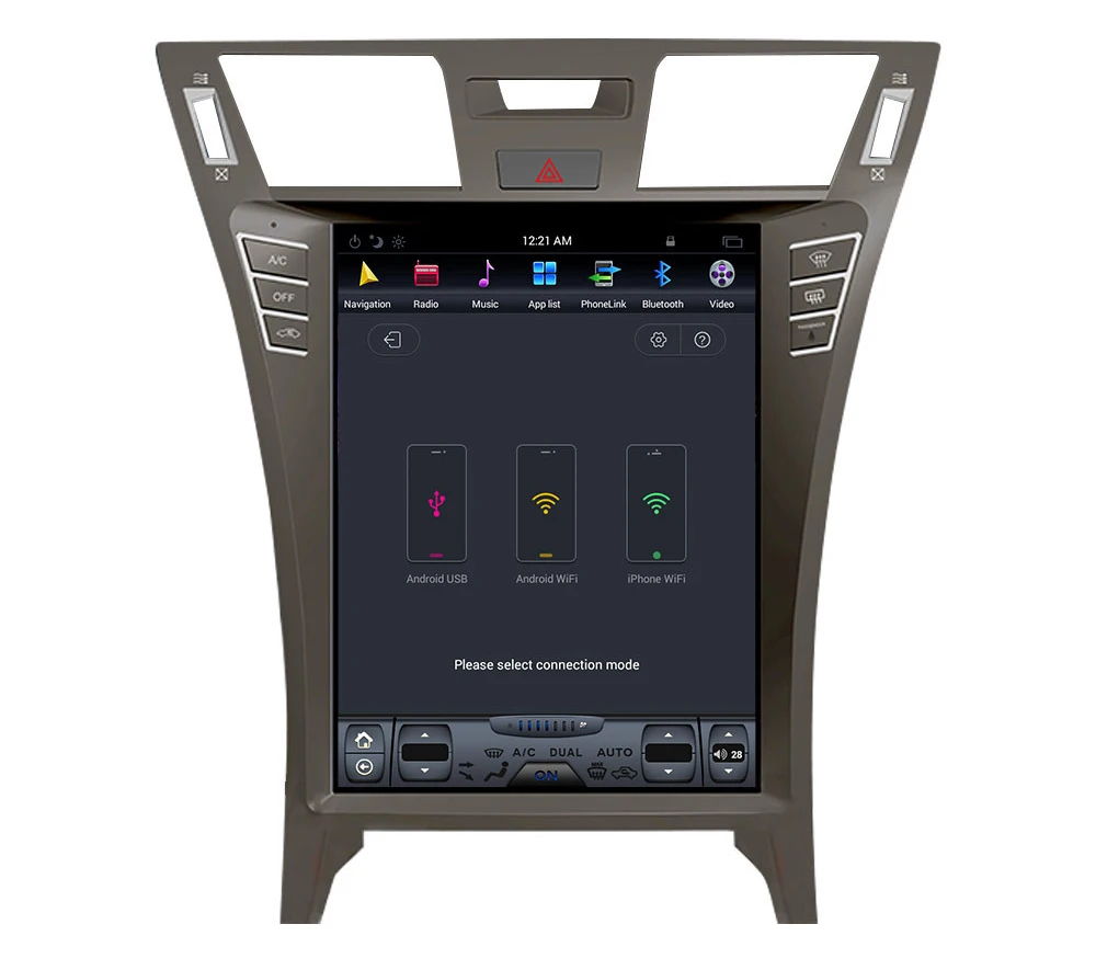 

12.1" tesla style vertical screen android 9.0 Six core Car GPS radio Navigation for Lexus LS LS460 2004-2015