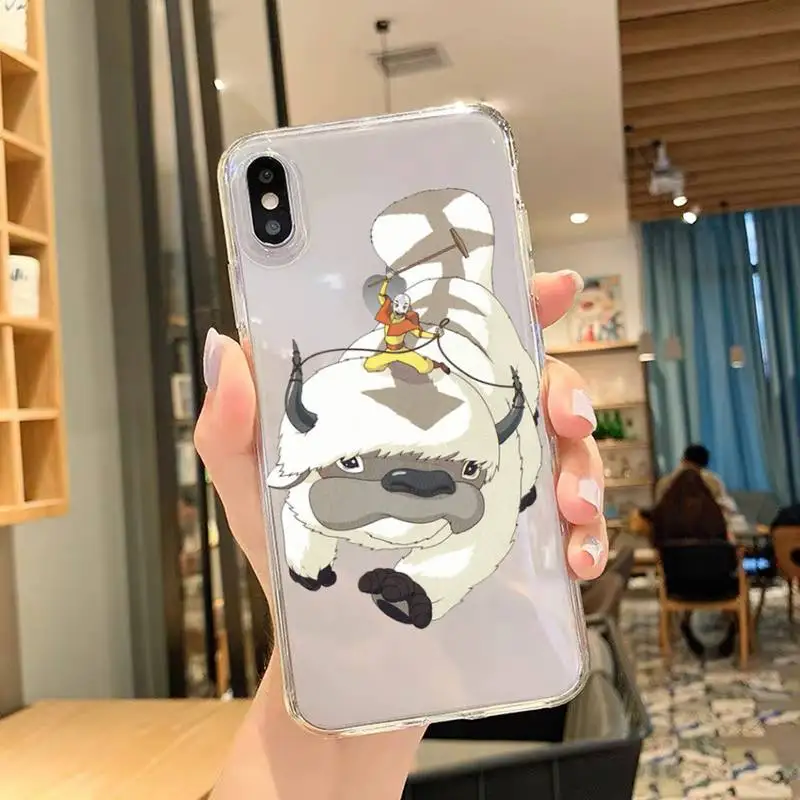 Чехол Aang Appa Momo Avatar для iPhone 11 12 Mini 13 Pro XS Max X 8 7 6s Plus 5 SE XR прозрачный чехол | Мобильные