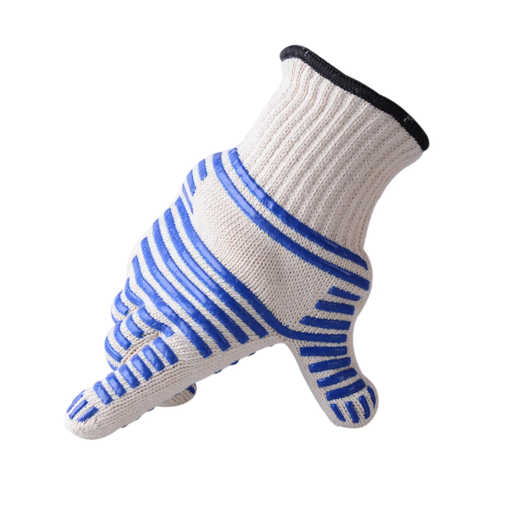 

High Temperature Wear-resistant Cotton Gloves For BBQ Microwave Oven Heat Gloves | High Temperature Resistance