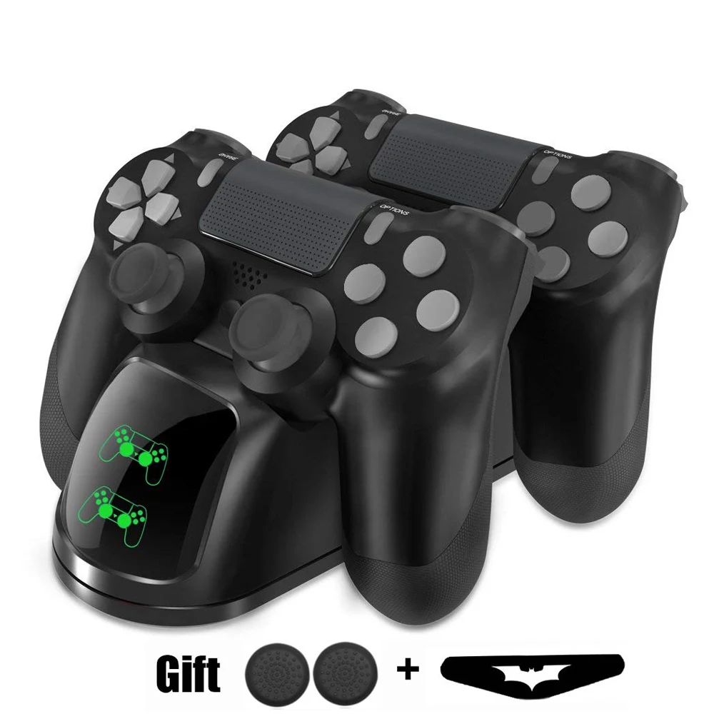 

PS4 Controller Joypad Joystick Handle USB Charger Dual USB Fast Charging Dock Station for Playstation 4 PS4 Slim / PS4 Pro