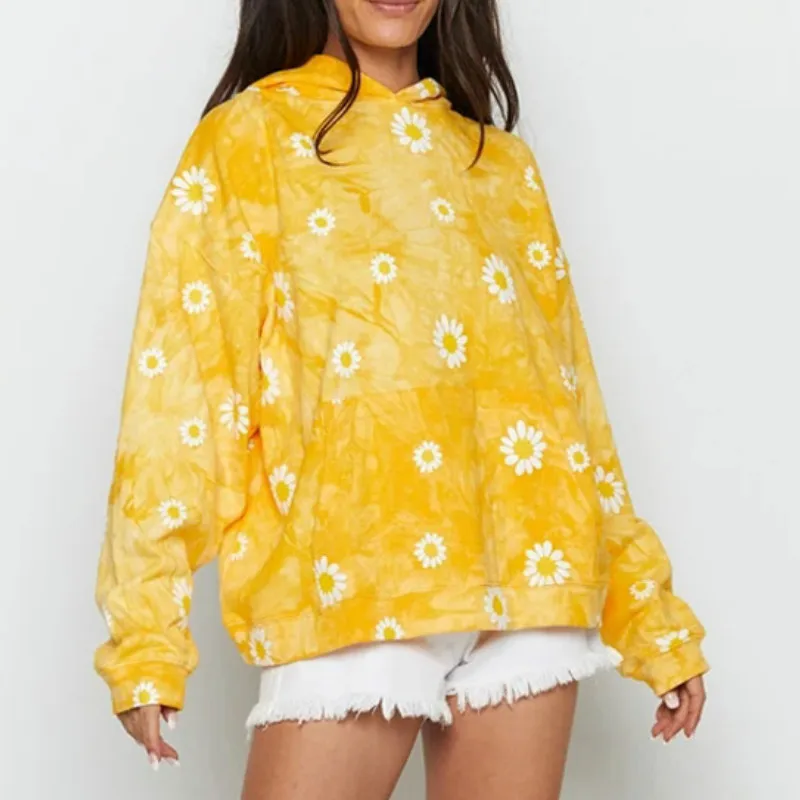 

Женская Осенняя толстовка с принтом, одежда для отдыха, толстовки 2020, модная Женская Весенняя Уличная Повседневная Домашняя свободная одеж...