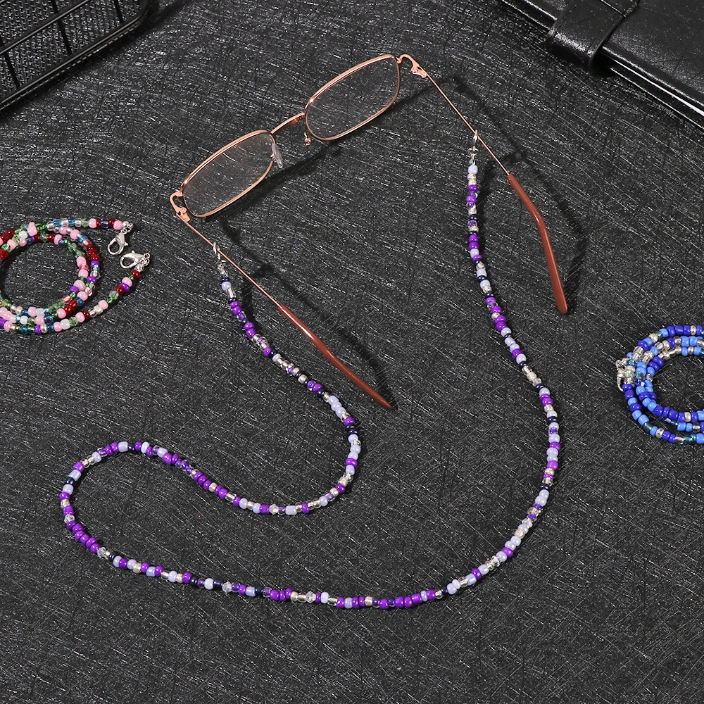 1 шт. модная маска для лица с защитой от потери ремешки цепочка из акриловых бусин