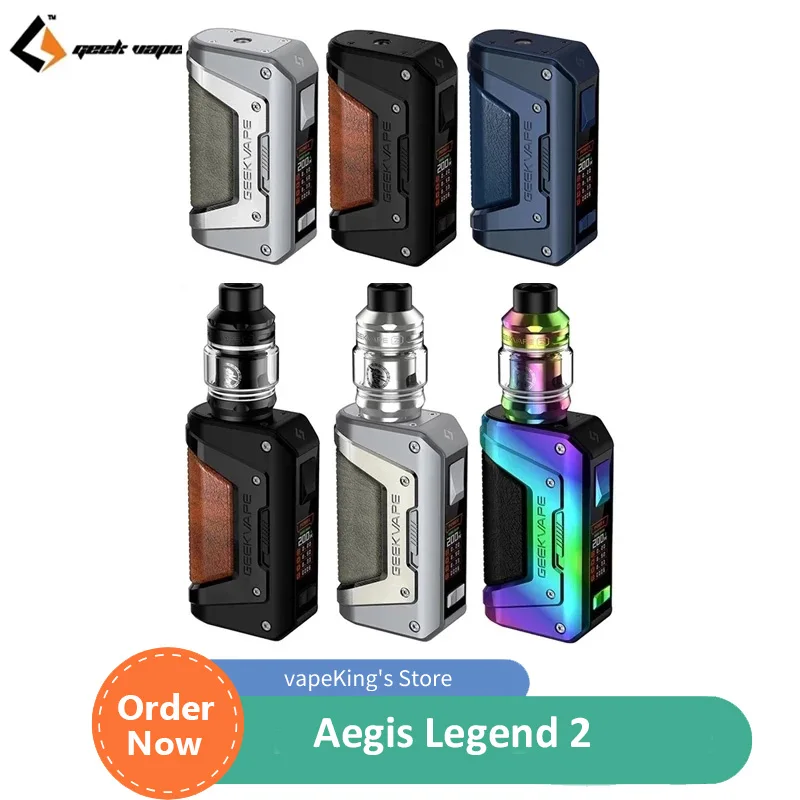 Набор для вейпа Geekvape Aegis Legend 2 200 Вт электронная сигарета с испарителем|Системы