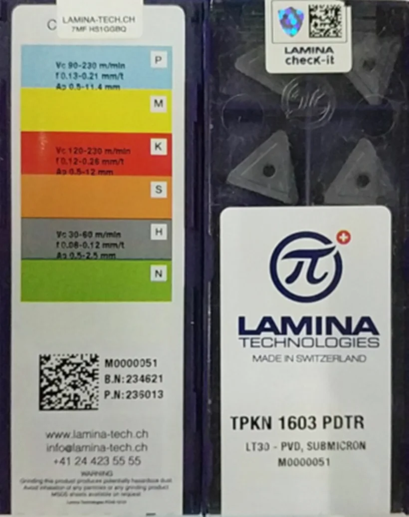 TPKR1603 TPKN1603 TPKR2204 TPKN2204 PDTR LT30 100% оригинальный Карбид Lamina обработка вставки: