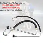 Всасывающая трубка из нержавеющей сталилиния рефлюкса для 390 395 490 Tongshan T300 500 безвоздушная машина для распыления краски, детали инструмента