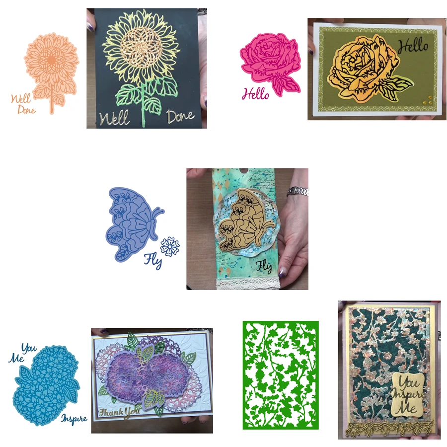 Красивые цветы милая бабочка красивый фон теплые слова металлические стальные