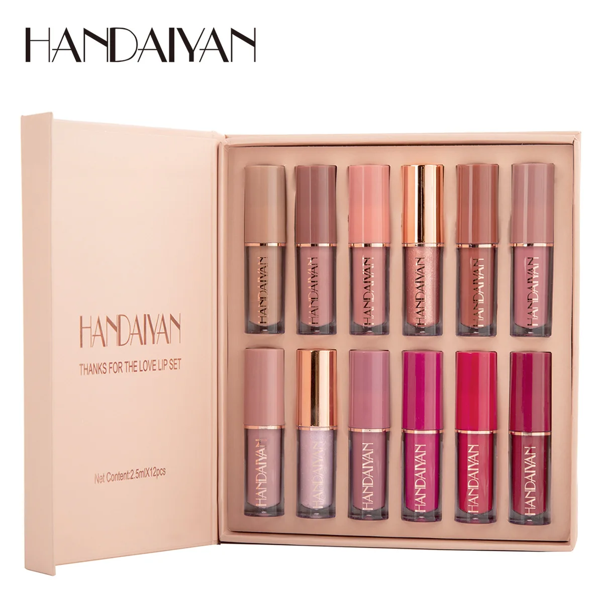 

Matte Lip Gloss Set Nude Lips Makeup Christmas Gift Moisturizing Waterproof Long Lasting 12 Colors Red Liquid Tattoo Lipstick