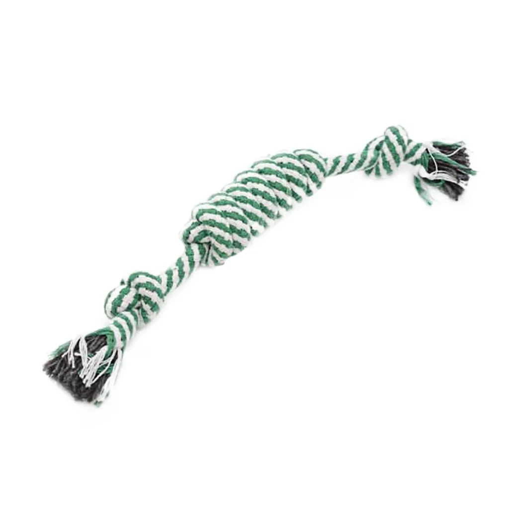

Puppy Dog Pet Toy Cotton Braid Geometry Shape Rope Chew Knot New #srn