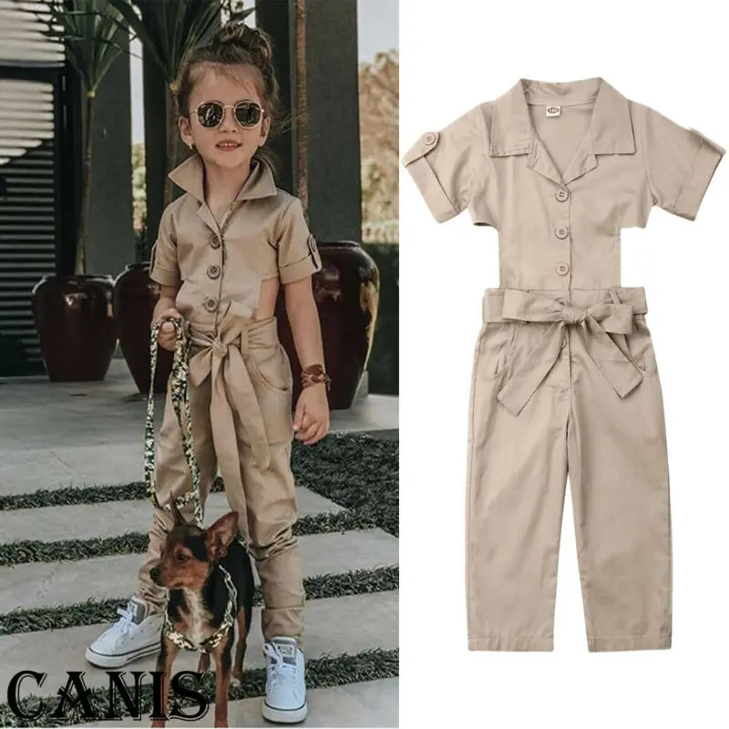 

Pudcoco, новая детская мода, летний детский комбинезон в британском стиле для девочек, комплект одежды