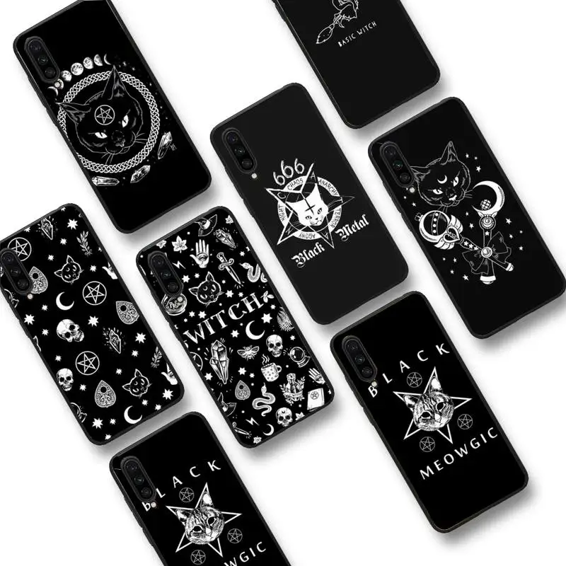 

Witches cat moon Tarot Mystery totem Phone Case For Xiaomi mi9 mi8 F1 9SE 10lite note10lite Mi8lite Coque for xiaomimi5x