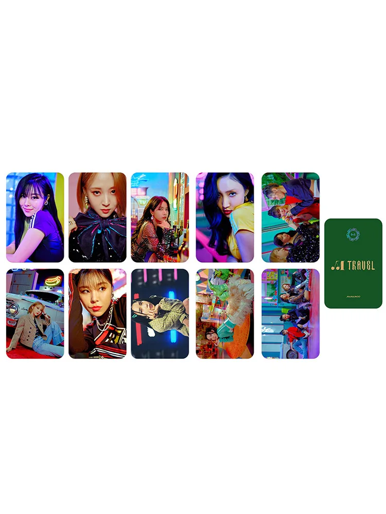 

10Pcs/Set Mamamoo TRAVEL Small Card Lomo Card Photo Card Photocard Fans Gift Collection